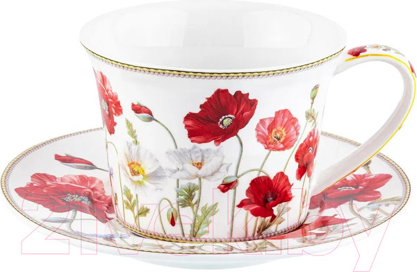 Изображение товара Набор для чая/кофе Elan Gallery Маки / 420457