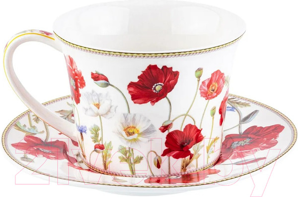 Изображение товара Набор для чая/кофе Elan Gallery Маки / 420457