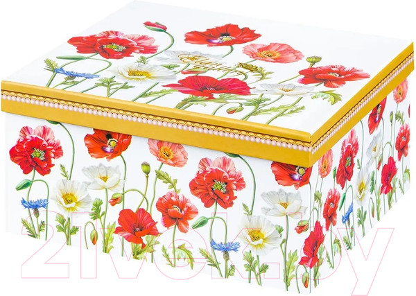 Изображение товара Чашка с блюдцем Elan Gallery Маки / 420458 