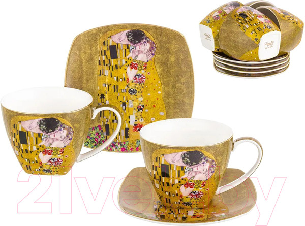 Изображение товара Набор для чая/кофе Elan Gallery Поцелуй / 420468