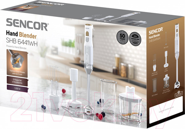 Изображение товара Блендер погружной Sencor SHB 6441WH