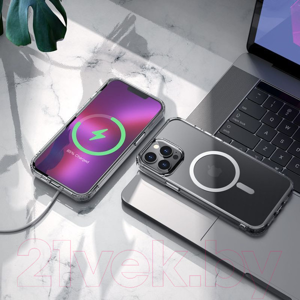 Изображение товара Чехол-накладка Hoco Магнитный для iPhone 13 Pro (прозрачный)