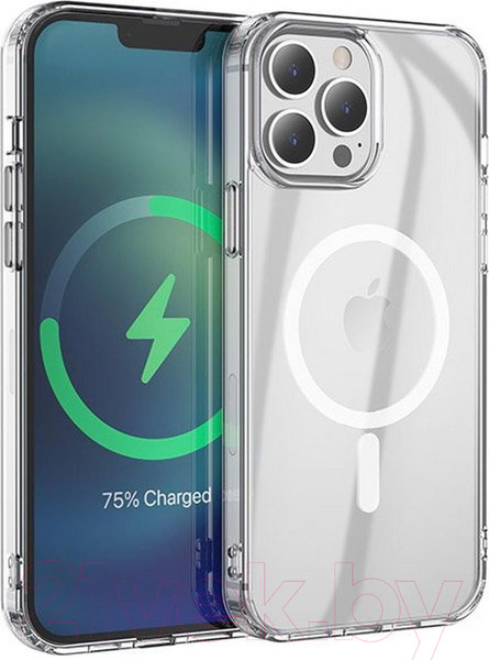 Изображение товара Чехол-накладка Hoco Магнитный для iPhone 14 Pro Max (прозрачный)
