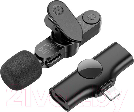 Изображение товара Микрофон Borofone BFK12 iPhone (черный)