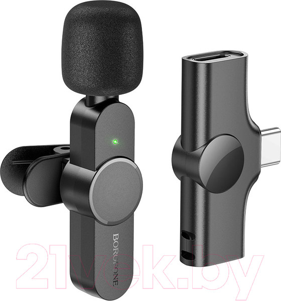 Изображение товара Микрофон Borofone BFK12 Type-C (черный)
