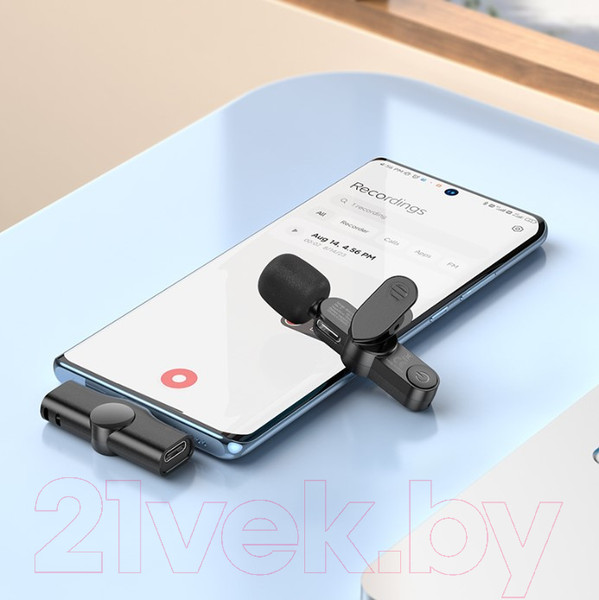 Изображение товара Микрофон Borofone BFK12 Type-C (черный)