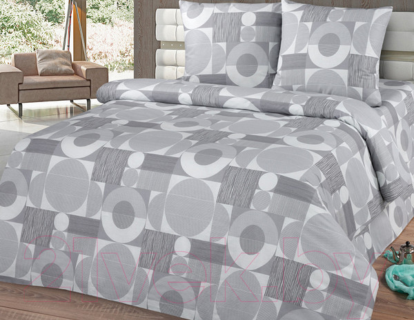 Изображение товара Комплект постельного белья Milanika Диалог Семейный (бязь)