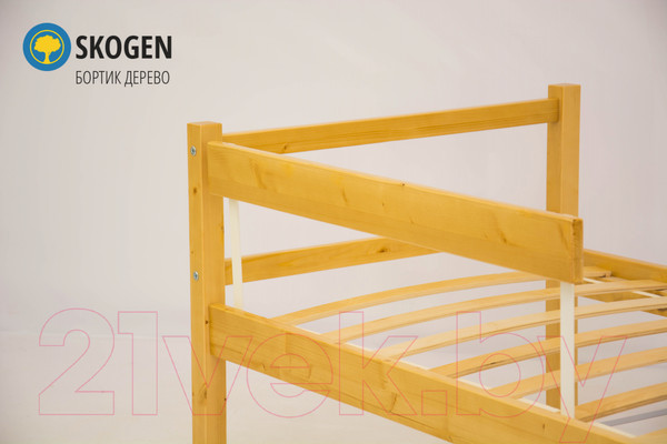 Изображение товара Ограждение для кровати Бельмарко Skogen Classic / 4013 (дерево)