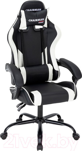 Изображение товара Кресло офисное Chairman CH41 (экокожа черный/белый)