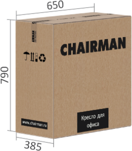 Изображение товара Кресло офисное Chairman CH412 (экокожа черный)