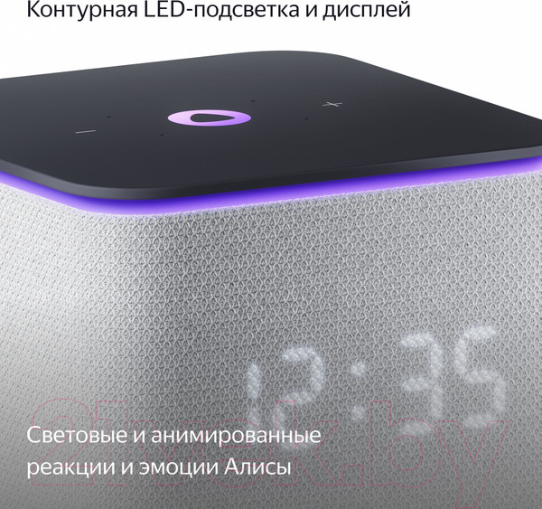 Изображение товара Умная колонка Яндекс Станция Миди с Zigbee YNDX-00054GRY (серый)