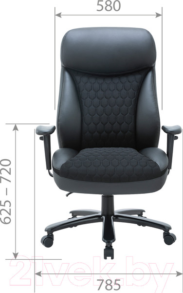 Изображение товара Кресло офисное Chairman CH414 (экокожа ткань черный)