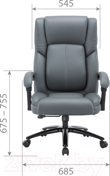 Изображение товара Кресло офисное Chairman CH415 (экокожа серый)