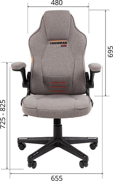 Изображение товара Кресло офисное Chairman CH51 (серый)