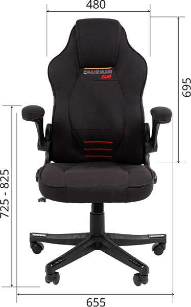 Изображение товара Кресло офисное Chairman CH51 (черный)