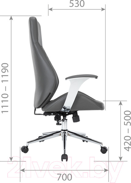 Изображение товара Кресло офисное Chairman CH790 (экокожа черный)