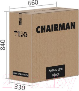 Изображение товара Кресло офисное Chairman CH790 (экокожа черный)