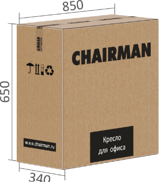 Изображение товара Кресло офисное Chairman CH791 (экокожа черный)