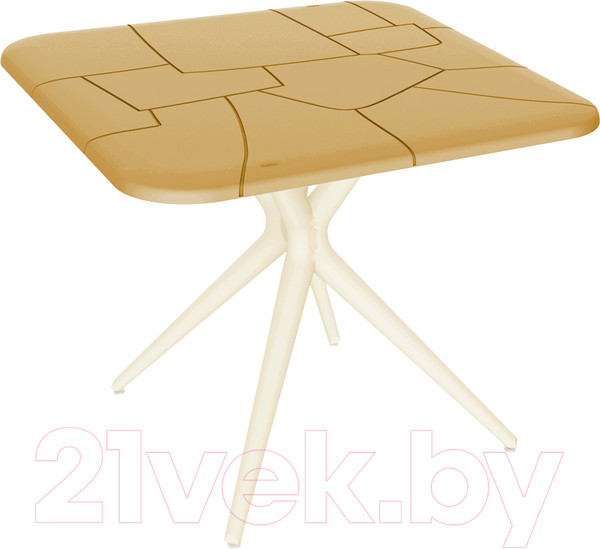 Изображение товара Обеденный стол Sheffilton SHT-TU30/TT30 83x83 (бежевый/бук)