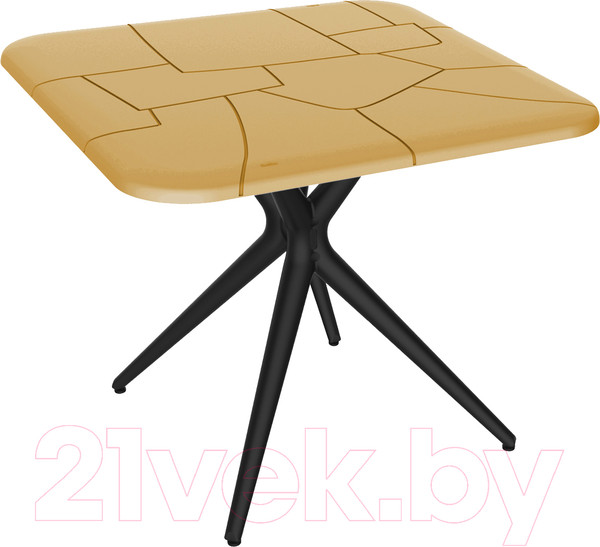Изображение товара Обеденный стол Sheffilton SHT-TU30/TT30 83x83 (черный/бук)