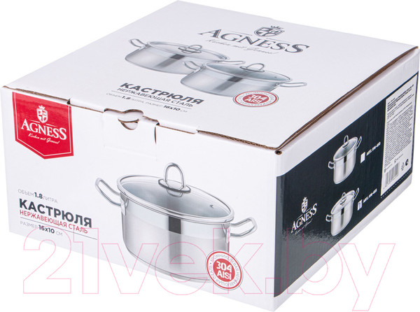 Изображение товара Кастрюля Agness 916-450
