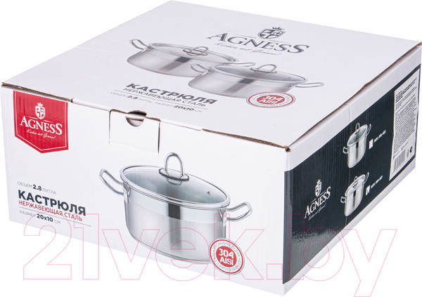 Изображение товара Кастрюля Agness 916-452