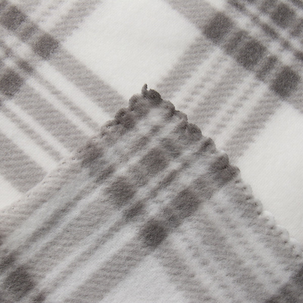 Изображение товара Плед Экономь и я Клетка / 9849870 (150x200, черный/белый)