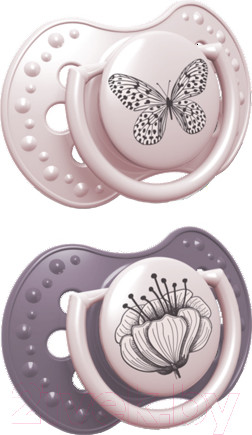 Изображение товара Набор пустышек Lovi Botanic 0-3 мес. / 22/869girl (2шт)