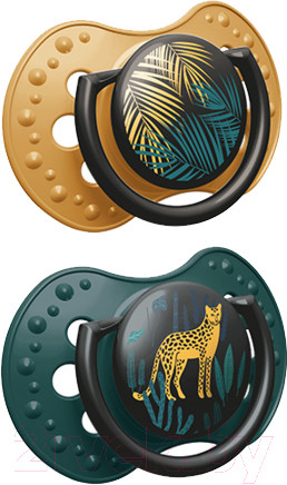 Изображение товара Набор пустышек Lovi Jungle Vibes 3-6 мес. / 22/902boy (2шт)