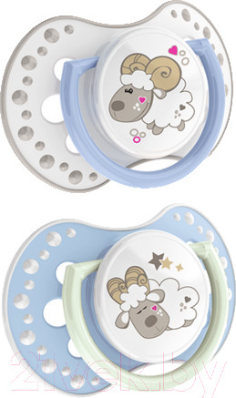 Изображение товара Набор пустышек Lovi Night & Day 3-6 мес. / 22/914boy (2шт)