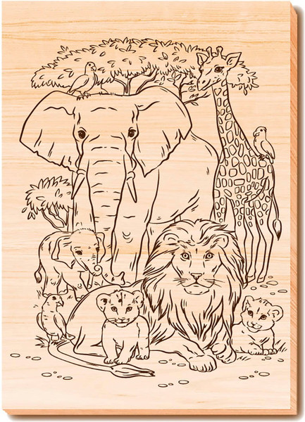 Изображение товара Набор досок для выжигания Десятое королевство Звериное царство / 04957