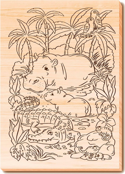 Изображение товара Набор досок для выжигания Десятое королевство Звериное царство / 04957