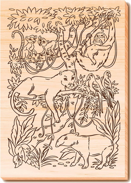 Изображение товара Набор досок для выжигания Десятое королевство Звериное царство / 04957