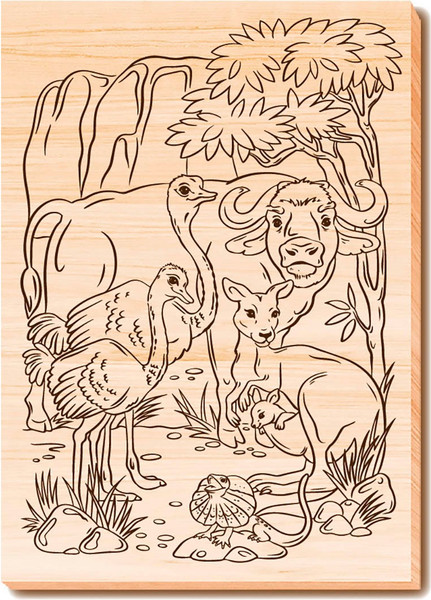 Изображение товара Набор досок для выжигания Десятое королевство Звериное царство / 04957