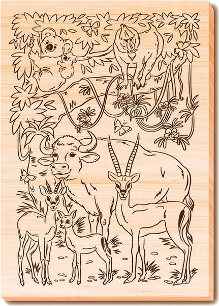 Изображение товара Набор досок для выжигания Десятое королевство Звериное царство / 04957