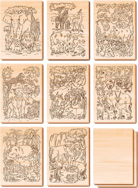 Изображение товара Набор досок для выжигания Десятое королевство Звериное царство / 04957