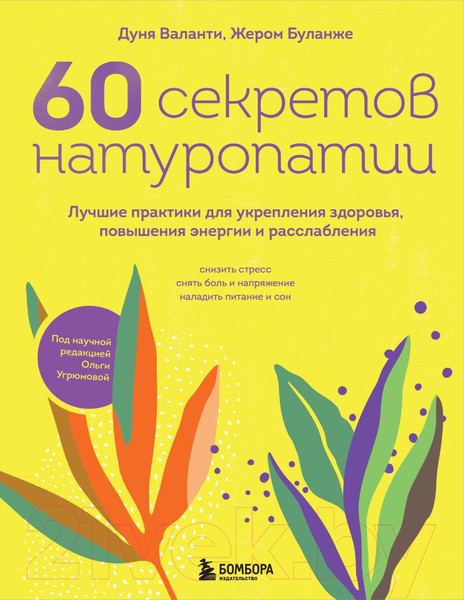 Изображение товара Книга Бомбора 60 секретов натуропатии / 9785041849597 (Валанти Д., Буланже Ж.)