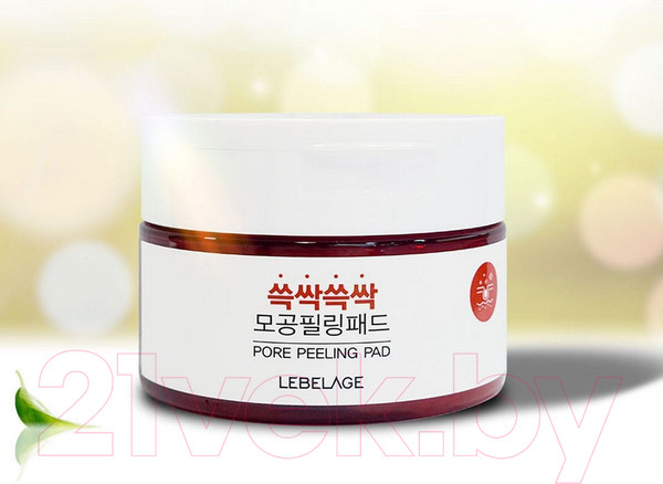 Изображение товара Пилинг для лица Lebelage Pore Peeling Pad (60шт)