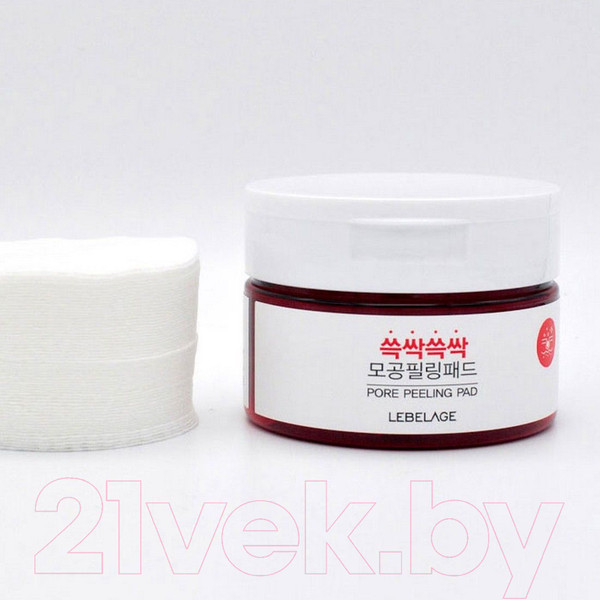 Изображение товара Пилинг для лица Lebelage Pore Peeling Pad (60шт)