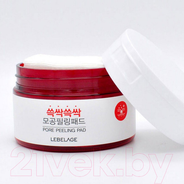 Изображение товара Пилинг для лица Lebelage Pore Peeling Pad (60шт)