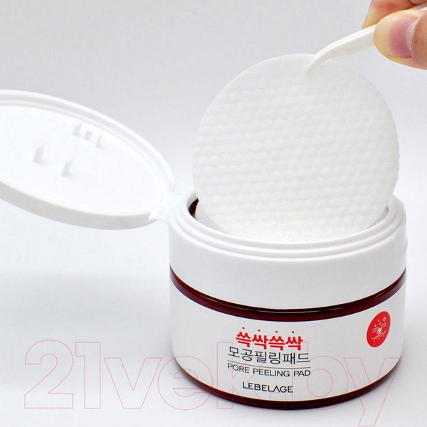 Изображение товара Пилинг для лица Lebelage Pore Peeling Pad (60шт)