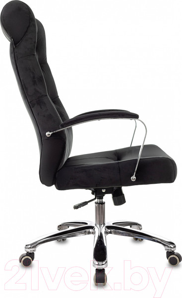 Изображение товара Кресло офисное Бюрократ T-9928SL Fabric (черный Italia Black/крестовина металл хром)