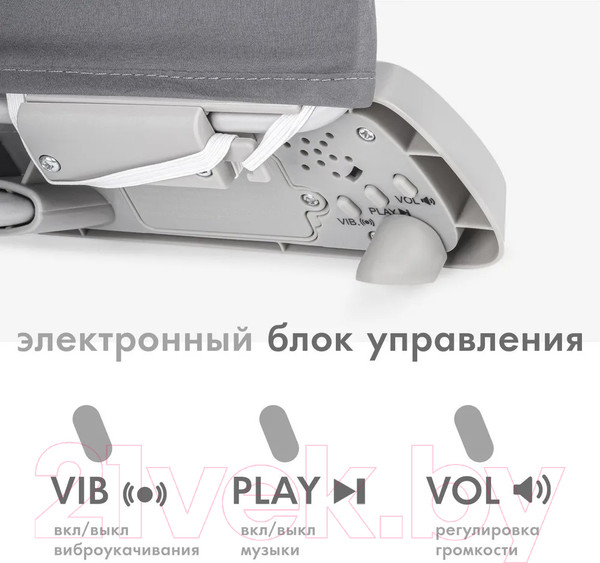 Изображение товара Детский шезлонг Nuovita Pulito PL2 (серый)