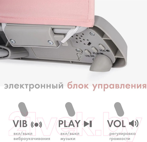 Изображение товара Детский шезлонг Nuovita Pulito PL2 (розовый)