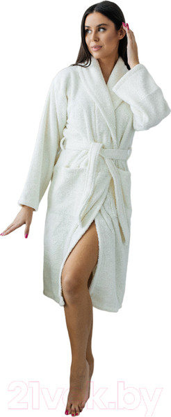 Изображение товара Халат Minteks Махровый ТВ04-1 (р.46, шампань)