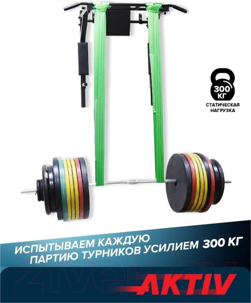 Изображение товара Турник-брусья Absolute Champion Центр Спорт 3в1 / АЧ 9971 (черный/красный, черные ручки)