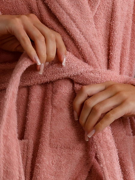 Изображение товара Халат Minteks Махровый ТВ04-6 (р.46, терракотовый)