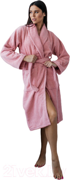 Изображение товара Халат Minteks Махровый ТВ04-6 (р.46, терракотовый)
