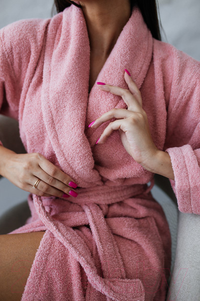 Изображение товара Халат Minteks Махровый ТВ04-6 (р.46, терракотовый)