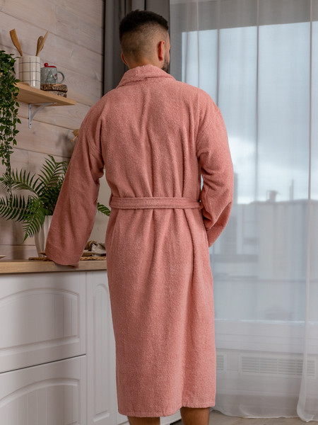 Изображение товара Халат Minteks Махровый ТВ04-6 (р.46, терракотовый)